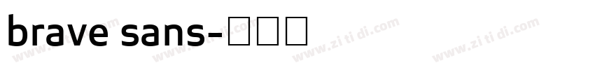 brave sans字体转换
